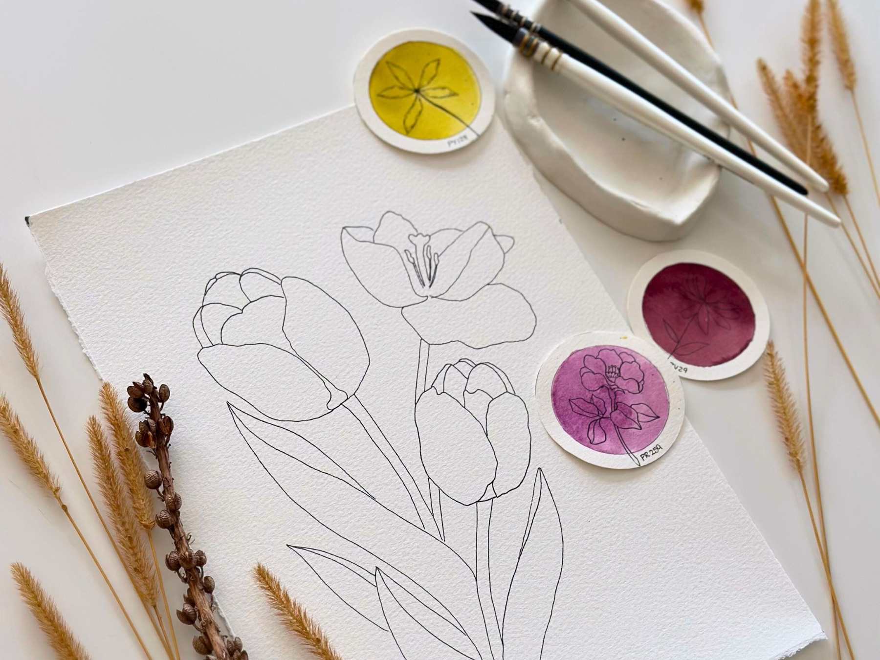 Watercolor impression