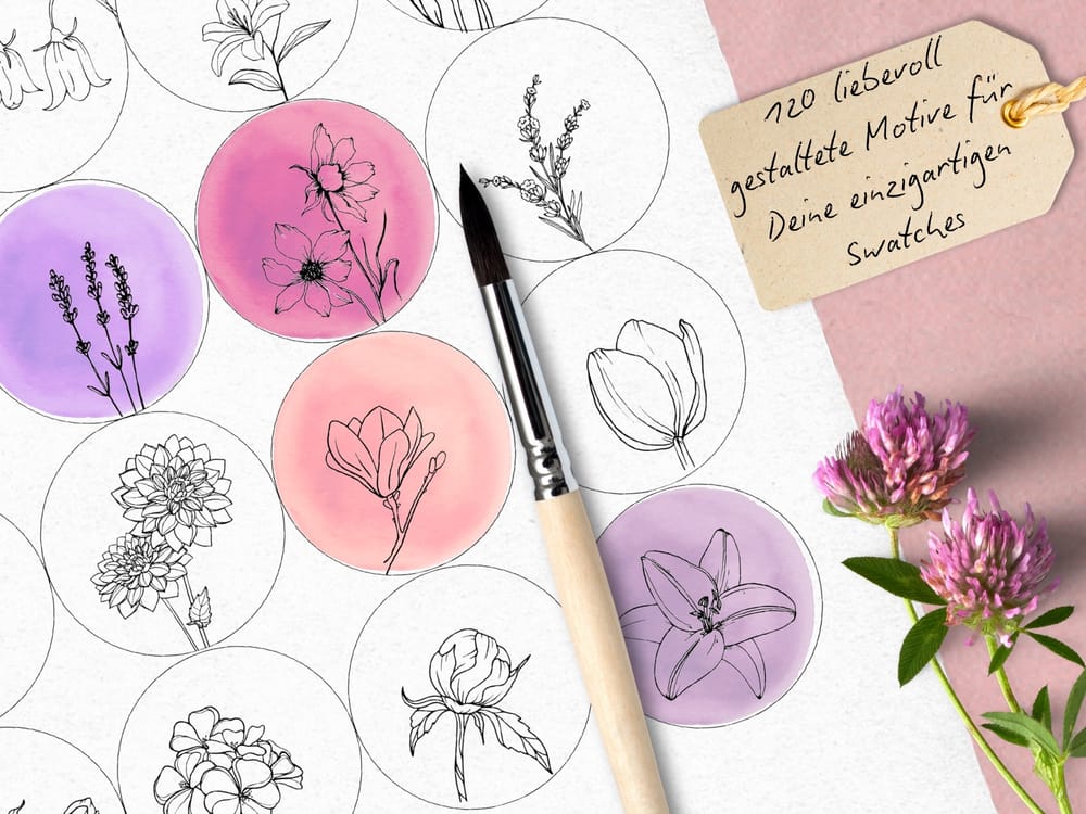 Flower Swatches