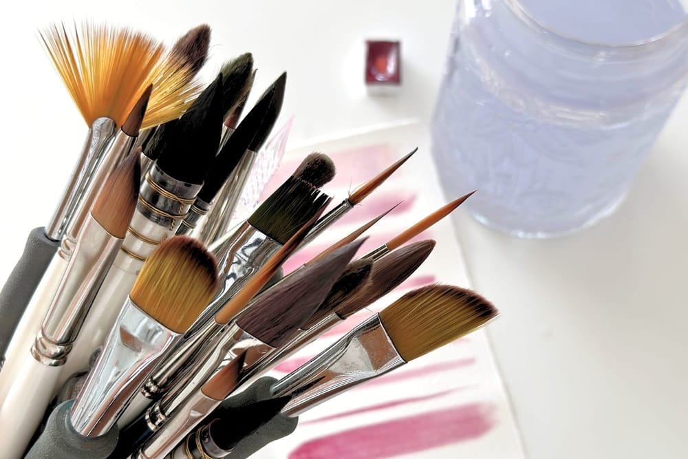 The Best Watercolor Brushes – Why More Expensive Doesn't Automatically Paint Better