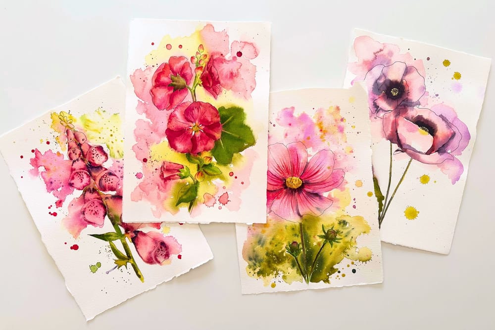 Why I Paint and Love Flowers