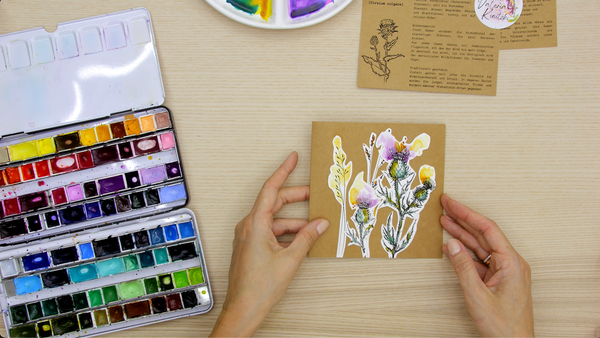 Nature Palette Vol. 2 Cirsium vulgare - kreativer Bogen Video